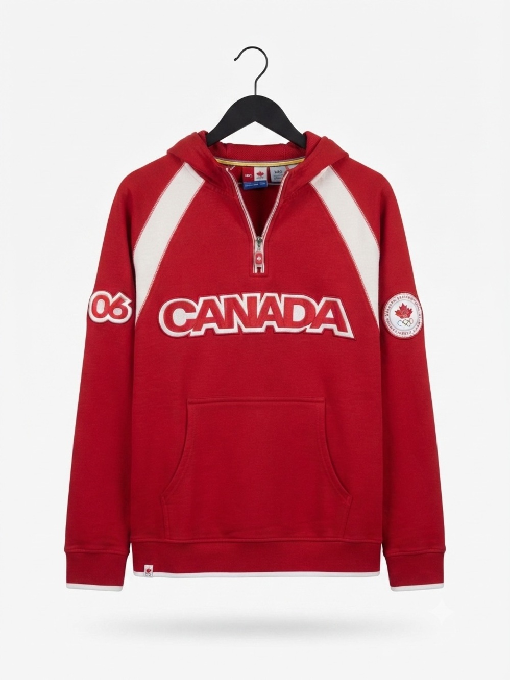 Vintage Hudson Bay 2006 Canadian Olympic Team half-zip hoodie